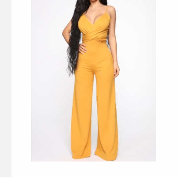 Jumpsuit- Honey Mustard - Picture 1 of 2
